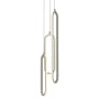 AFX Sienna 6" Wide LED Multi Light Pendant Painted Nickel / White