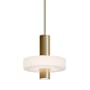 AFX Sydney 10" Wide Pendant Light Antique Brass