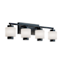 AFX Sydney 4 Light 7" Wide LED Vanity Light Black