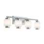 AFX Sydney 4 Light 7" Wide LED Vanity Light Satin Nickel