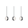 AFX Verona 9" Wide LED Multi Light Pendant Black