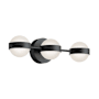 AFX Verona 3 Light 22" Wide LED Vanity Light Black