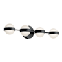 AFX Verona 4 Light 30" Wide LED Vanity Light Black