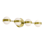AFX Verona 4 Light 30" Wide LED Vanity Light Satin Brass