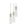 AFX Vista 3 Light 18" Wide Multi Light Pendant Satin Nickel