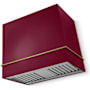 AGA Loge Series 600 CFM 120 V 36 Inch Wide Wall Mounted Range Hood with 3 Speeds Cranberry