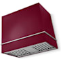 AGA Loge Series 600 CFM 120 V 36 Inch Wide Wall Mounted Range Hood with Dishwasher Safe Filters Cranberry