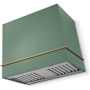 AGA Loge Series 600 CFM 120 V 36 Inch Wide Wall Mounted Range Hood with 3 Speeds Mineral Green