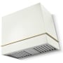 AGA Loge Series 600 CFM 120 V 36 Inch Wide Wall Mounted Range Hood with Push Button Controls White