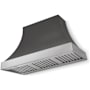AGA Cascade Series 1,200 CFM 48 Inch Wide Wall Mounted Range Hood with 3 Speeds Slate
