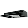 Air King 180 CFM 24 Inch Wide 2-Speed Under Cabinet Range Hood Black