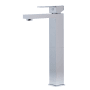 ALFI brand Tall Square Single Lever Bathroom Faucet Polished Chrome