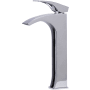 ALFI brand Tall Single Lever Bathroom Faucet Polished Chrome