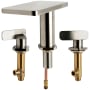 ALFI brand 1.2 GPM Widespread Bathroom Faucet Brushed Nickel