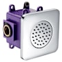 ALFI brand 1.2 GPM Wall Mounted Square Body Spray Polished Chrome