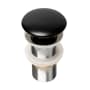 ALFI brand 1-1/2" Pop-Up Drain Assembly with Overflow Black Matte