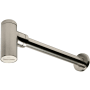 ALFI brand 13-5/8" Brass P-Trap with Flange Brushed Nickel