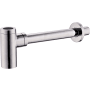 ALFI brand 13-5/8" Brass P-Trap with Flange Polished Chrome