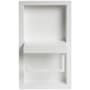 ALFI brand Recessed Euro Toilet Paper Holder with Shelf White