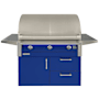 Alfresco AIPG 94,000 BTU 42 Inch Wide Natural Gas Free Standing Grill Ultramarine Blue