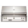 Alfresco 93,300 BTU 42 Inch Wide Liquid Propane Built-In Grill with 5 Burners and EZ-Lift™ Hood Assist White