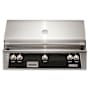 Alfresco 93,300 BTU 42 Inch Wide Liquid Propane Built-In Grill with 5 Burners and EZ-Lift™ Hood Assist Jet Black