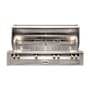 Alfresco 148,000 BTU 56 Inch Wide Natural Gas Built-In Grill with ACCUFIRE™ Heat System and EZ-LIFT™ Hood Assist Stainless Steel