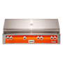 Alfresco 148,000 BTU 56 Inch Wide Natural Gas Built-In Grill with ACCUFIRE™ Heat System and EZ-LIFT™ Hood Assist Luminous Orange