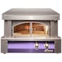 Alfresco 30 Inch Liquid Propane Built-In Pizza Oven with Removable Glass Doors and Thermostat Blue Lilac