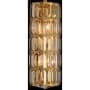 Allegri Julien 17" Tall ADA Wall Sconce with Firenze Crystal Chrome