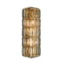 Allegri Julien 17" Tall ADA Wall Sconce with Firenze Crystal 18K Gold