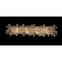 Allegri Vermeer 38" Wide ADA Bathroom Vanity Light with Firenze Crystal Brushed Champagne Gold