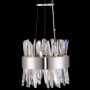 Allegri Glacier 2 Light 10" Wide LED Pendant Chrome