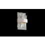 Allegri Glacier 2 Light 12" Tall ADA LED Wall Sconce Chrome