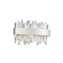 Allegri Glacier 2 Light 8" Tall ADA LED Bathroom Sconce Chrome