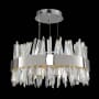 Allegri Glacier 2 Light 20" Wide LED Pendant Chrome