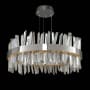 Allegri Glacier 2 Light 32" Wide LED Pendant Chrome