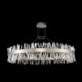 Allegri Glacier 2 Light 60" Wide LED Ring Chandelier Chrome