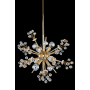 Allegri Shorecrest 6 Light 13" Wide Crystal Multi Light Pendant 18K Gold / Clear Firenze