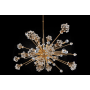 Allegri Constellation 30 Light 39" Wide Crystal Sputnik Chandelier 18K Gold / Clear Firenze