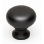 Alno Knobs - 3/4" Small Round Smooth Solid Brass Cabinet Knob / Drawer Knob Bronze