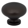 Alno Knobs - 1-1/2" Traditional Smooth Round Solid Brass Mushroom Cabinet Knob / Drawer Knob Chocolate Bronze