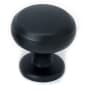 Alno Knobs 1-1/4" Round Flat Beveled Edge Solid Brass Mushroom Cabinet Knob / Drawer Knob Bronze