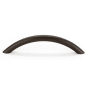 Alno Pulls 3-3/4" Center to Center Sleek Arch Bow Solid Brass Cabinet Handle / Drawer Pull Chocolate Bronze