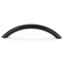 Alno Pulls 3-3/4" Center to Center Sleek Arch Bow Solid Brass Cabinet Handle / Drawer Pull Matte Black