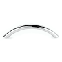 Alno Pulls 3-3/4" Center to Center Sleek Arch Bow Solid Brass Cabinet Handle / Drawer Pull Polished Chrome