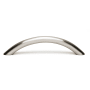 Alno Pulls 3-3/4" Center to Center Sleek Arch Bow Solid Brass Cabinet Handle / Drawer Pull Satin Nickel