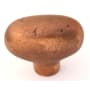 Alno Sierra 1-7/8" Oval Distressed Rustic Solid Bronze Cabinet Knob / Drawer Knob Rust Bronze