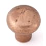 Alno Sierra 1-1/4" Round Distressed Rustic Mushroom Solid Bronze Cabinet Knob / Drawer Knob Rust Bronze