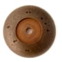 Alno Sierra 1-5/8" Round Distressed Rustic Solid Bronze Cabinet Knob Backplate Escutcheon Rosette Dark Bronze